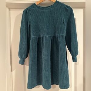 GAP Kids Teal Long-Sleeve Dress